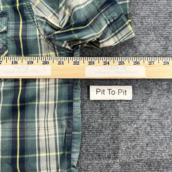 5.11 Tactical Double Flex Covert Snap Button Shirt Mens M Green Plaid RAPIDraw - Picture 8 of 9